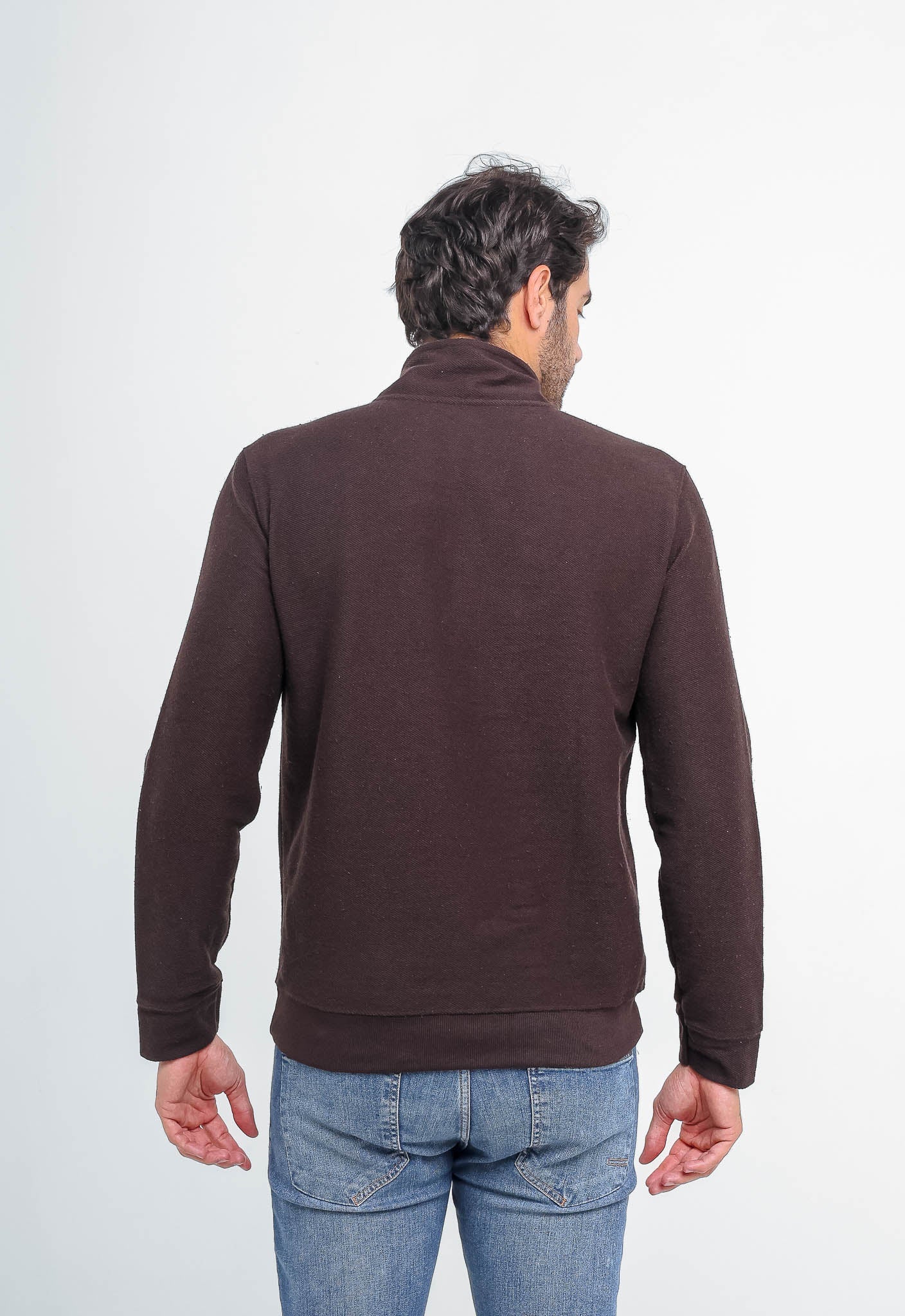 Moletom Calvin Klein C/Ziper Logo Peito - Henri Store