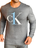 Moletom Calvin Klein Graphic Logo Loungewear Grafite - Henri Store