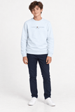 Moletom Infantil Tommy Hilfiger Essential Sweatshirt Azul Claro - Henri Store
