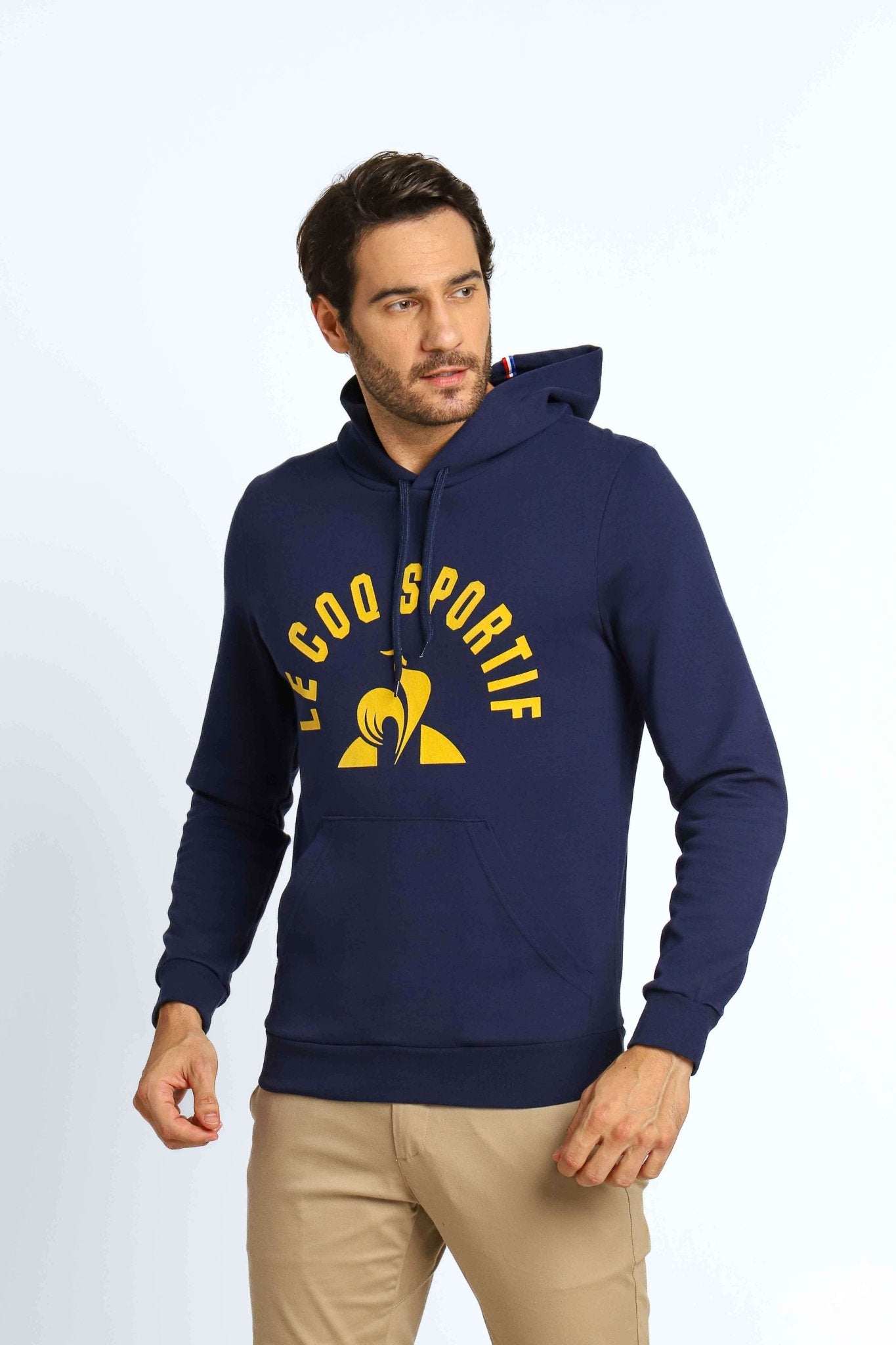 Moletom Le Coq Ess Hoody Arche Marinho C/ Estampa Central - Henri Store