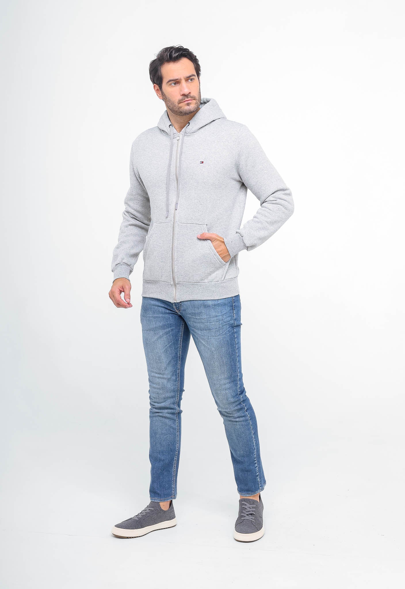Moletom Tommy Hilfiger Básico C/ Capuz - Henri Store