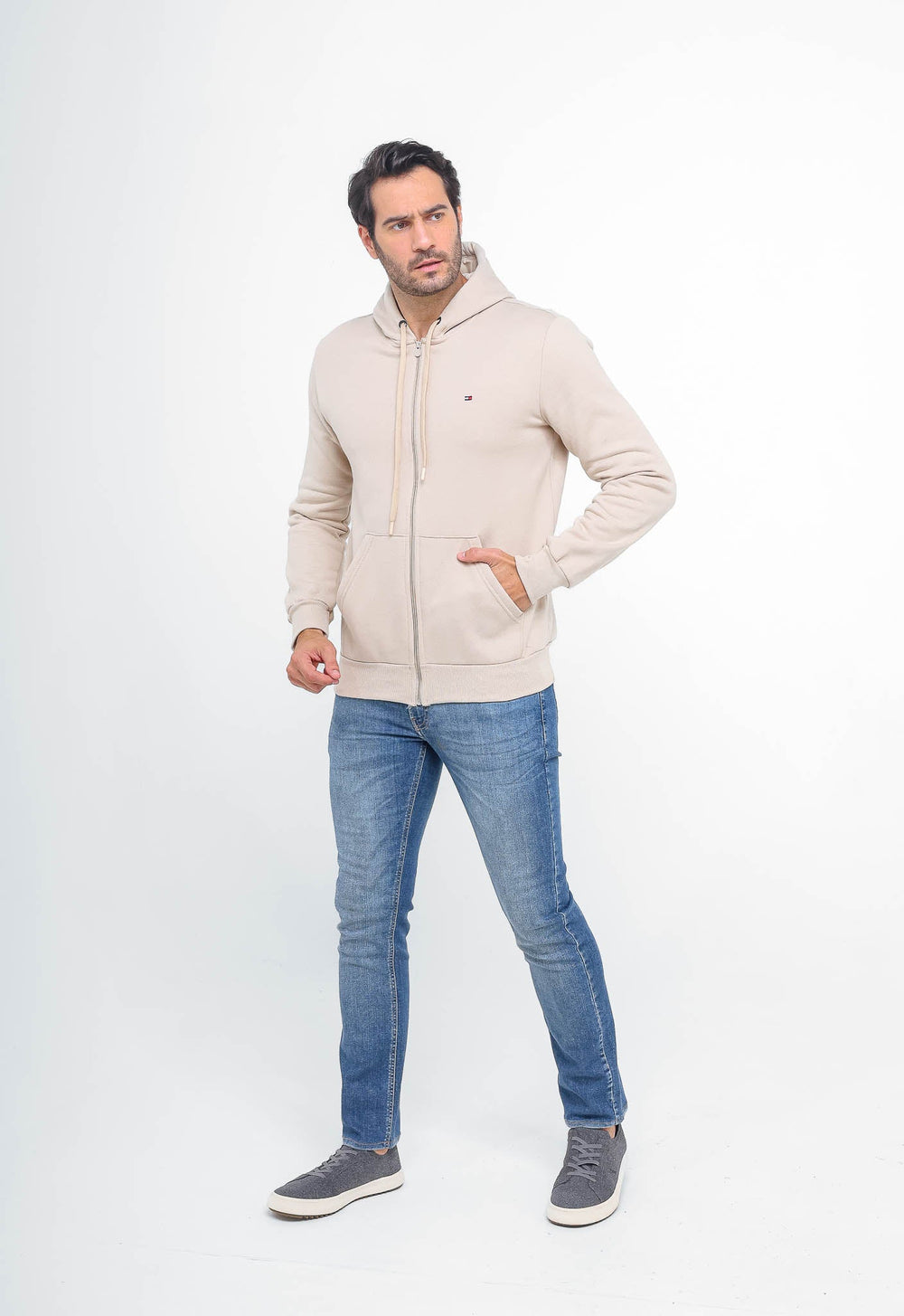 Moletom Tommy Hilfiger Básico C/ Capuz - Henri Store