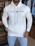 Moletom Tommy Hilfiger Branco Est. 1985 - Henri Store
