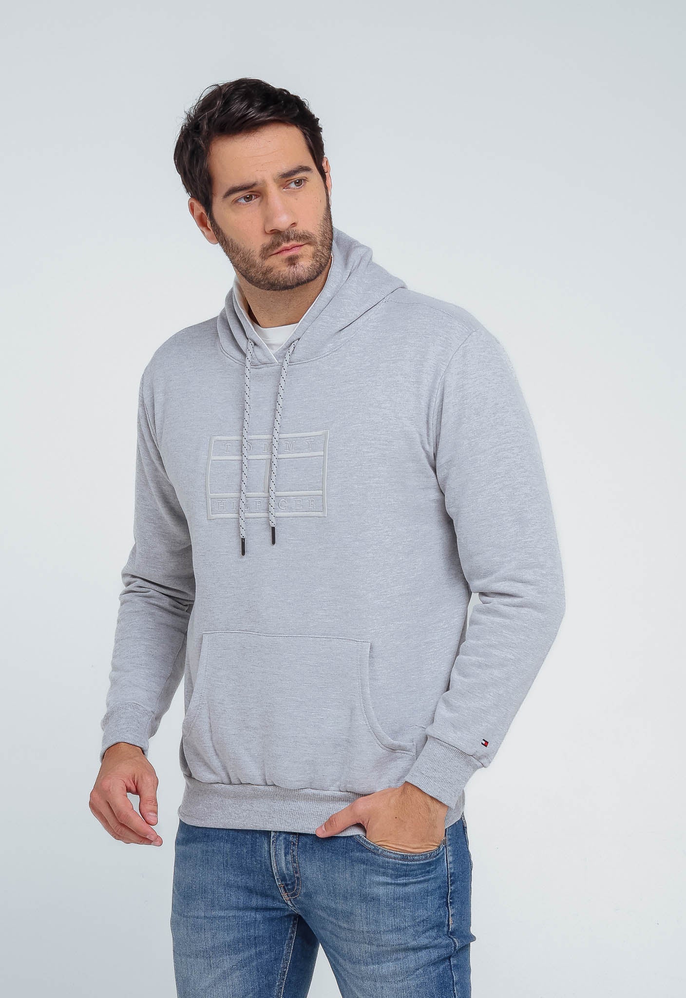 Moletom Tommy Hilfiger Logo Bordado C/ Capuz - Sale Live - Henri Store
