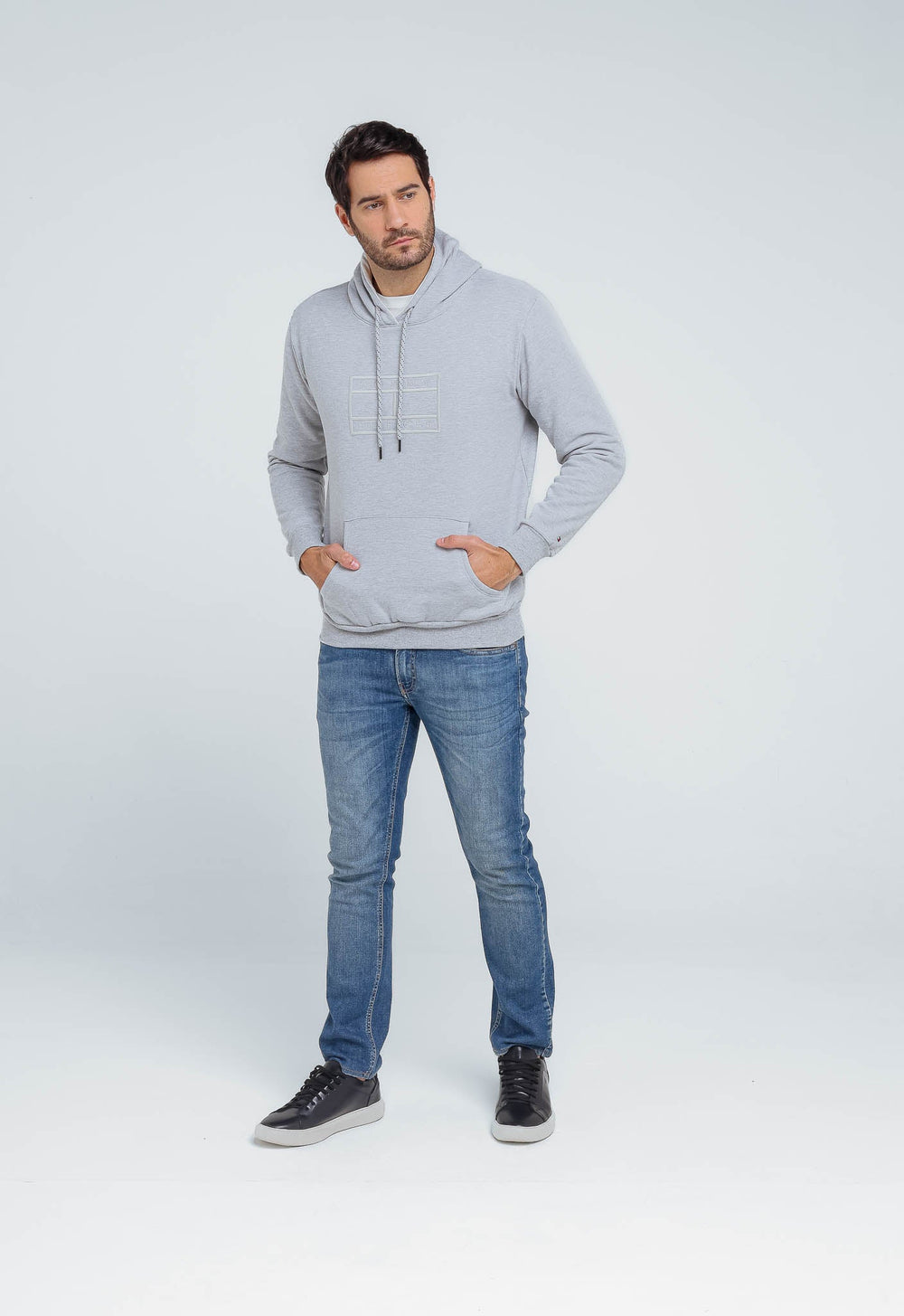 Moletom Tommy Hilfiger Logo Bordado C/ Capuz - Sale Live - Henri Store