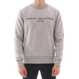 Moletom Tommy Hilfiger Logo Sweatshirt Cinza - Henri Store