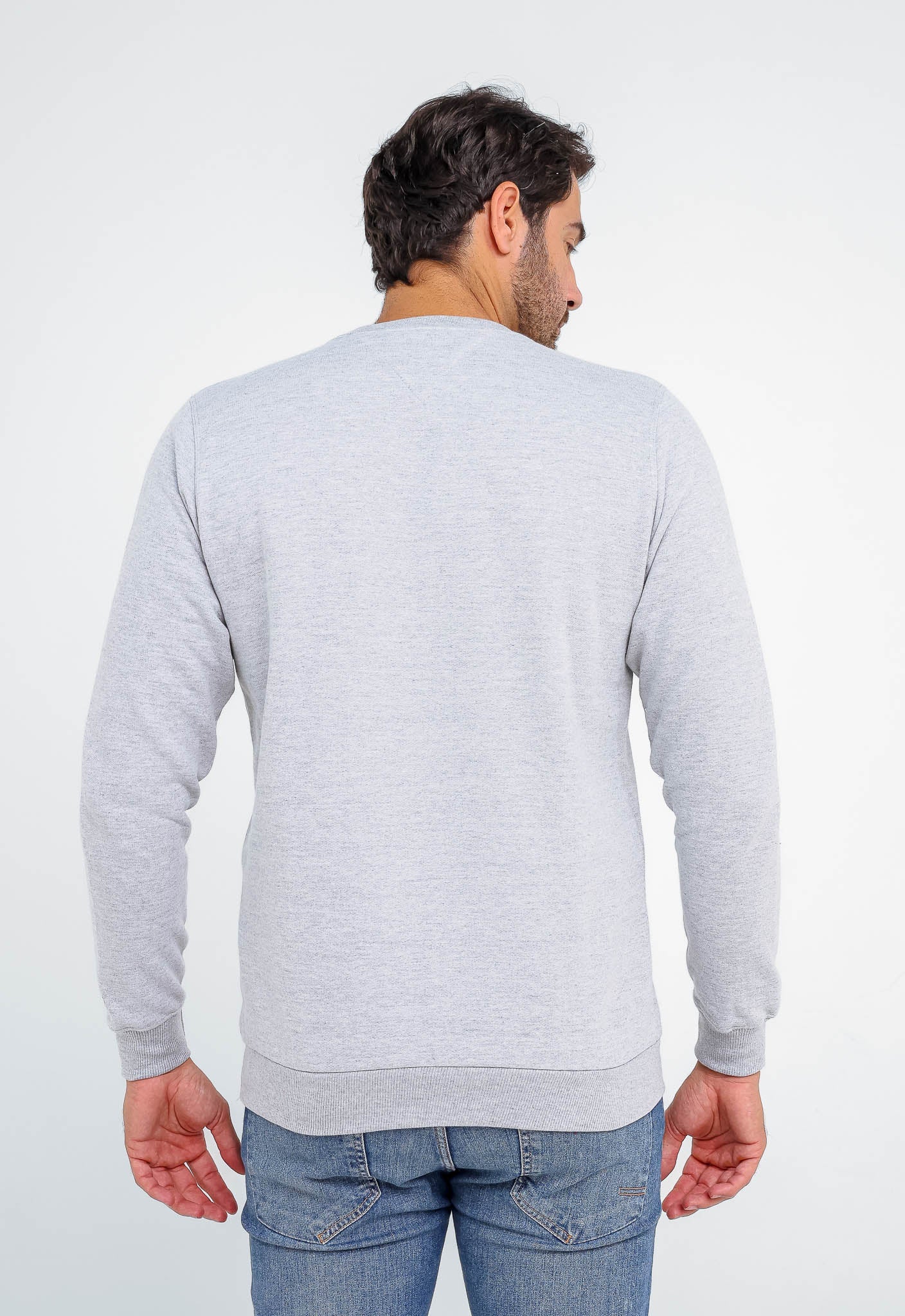 Moletom Tommy Hilfiger Logo Sweatshirt S/ Capuz - Henri Store