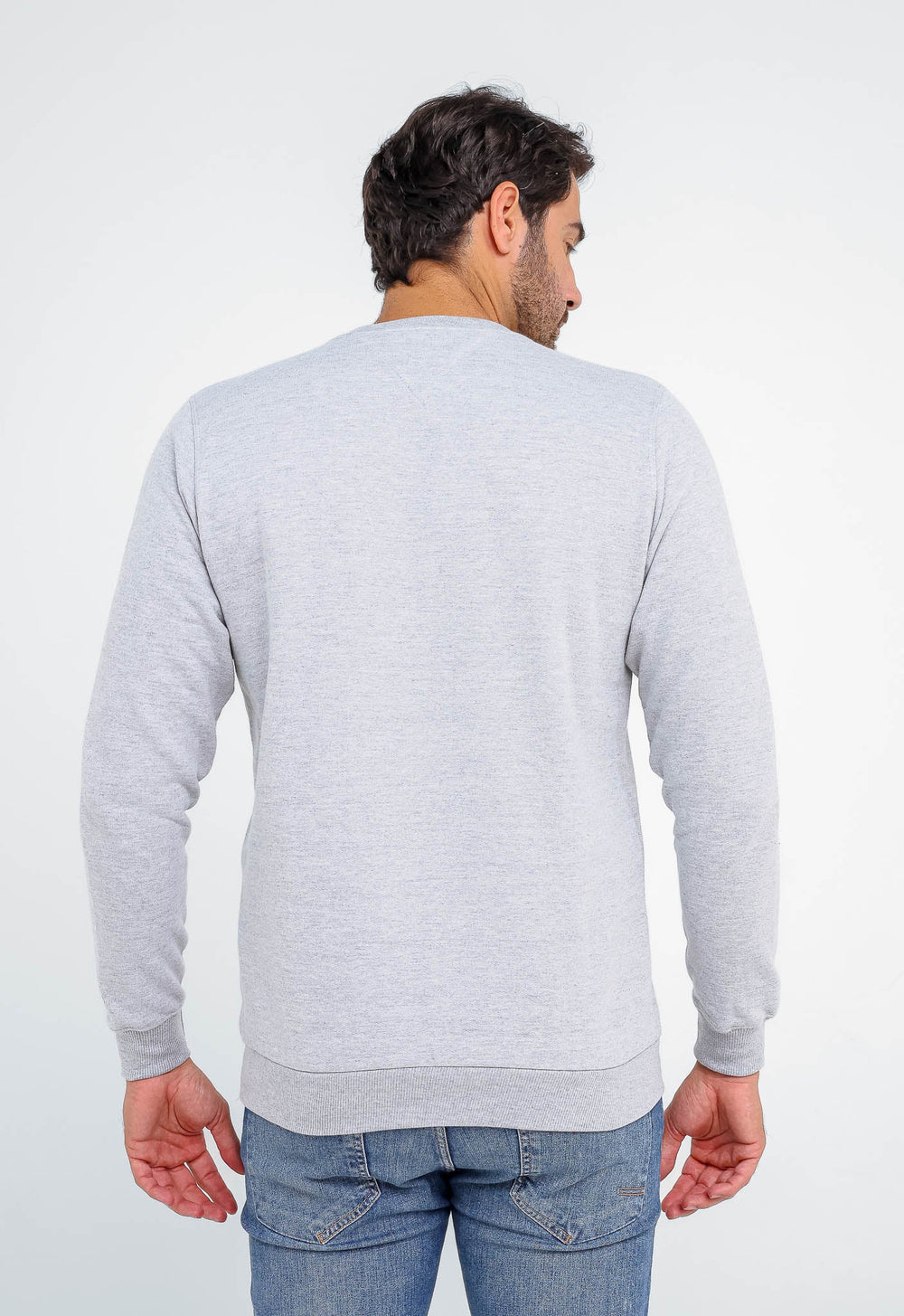 Moletom Tommy Hilfiger Logo Sweatshirt S/ Capuz - Henri Store