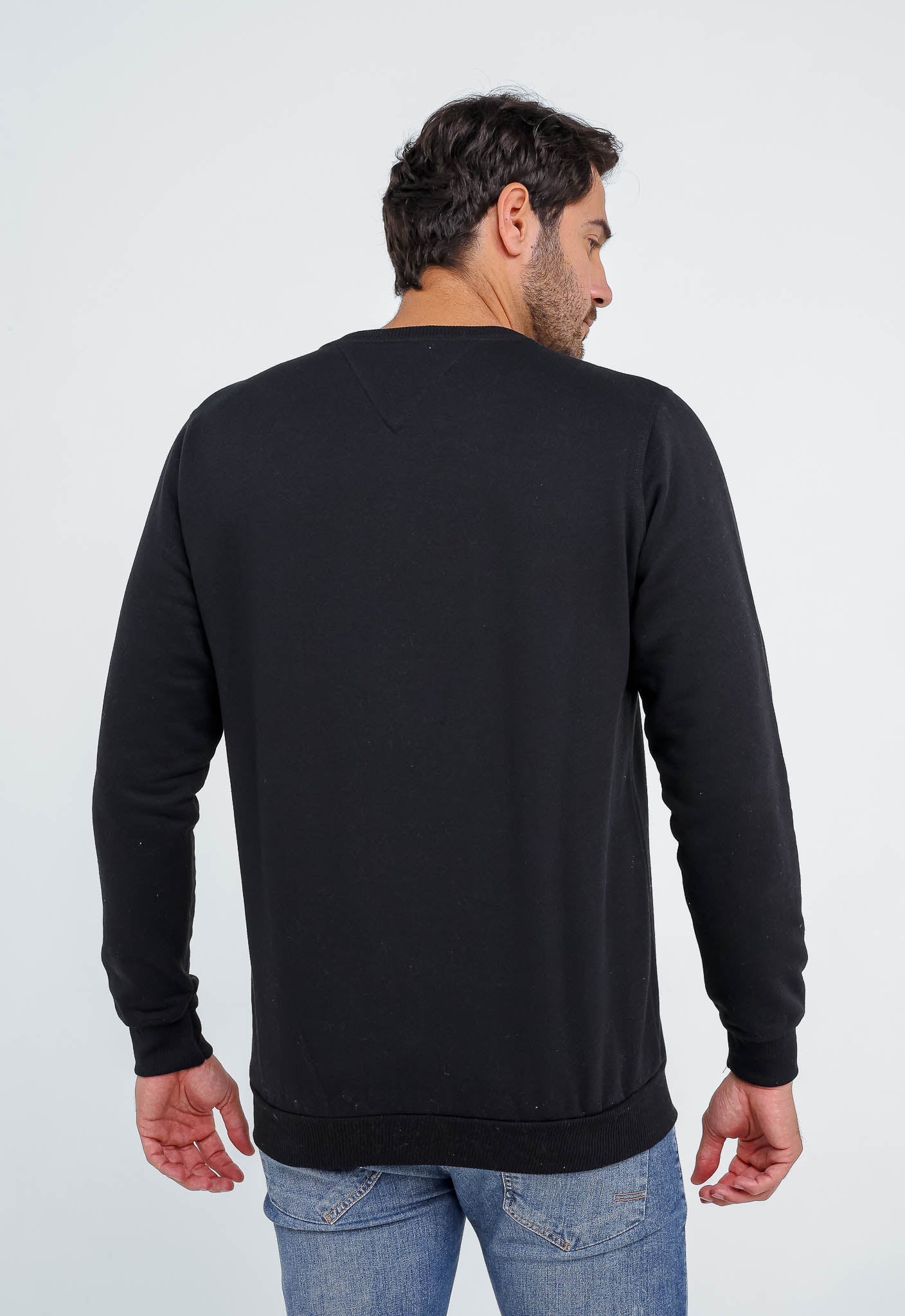 Moletom Tommy Hilfiger Logo Sweatshirt S/ Capuz - Henri Store