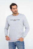 Moletom Tommy Hilfiger Logo Sweatshirt S/ Capuz - Henri Store