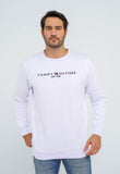 Moletom Tommy Hilfiger Logo Sweatshirt S/ Capuz - Henri Store