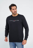 Moletom Tommy Hilfiger Logo Sweatshirt S/ Capuz - Henri Store