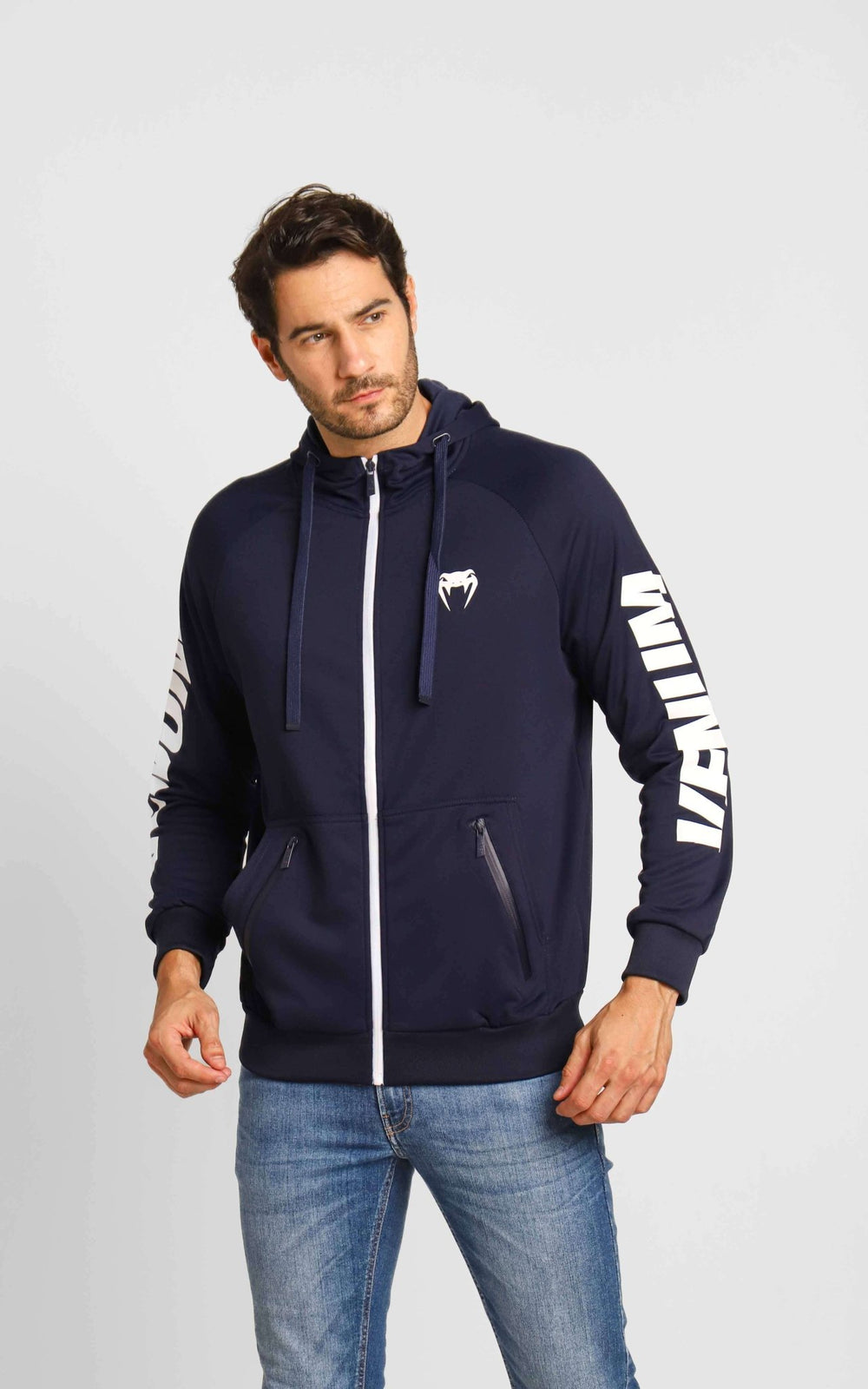 Moletom Venum Masc Ziper Marinho Vnm228009 - Henri Store