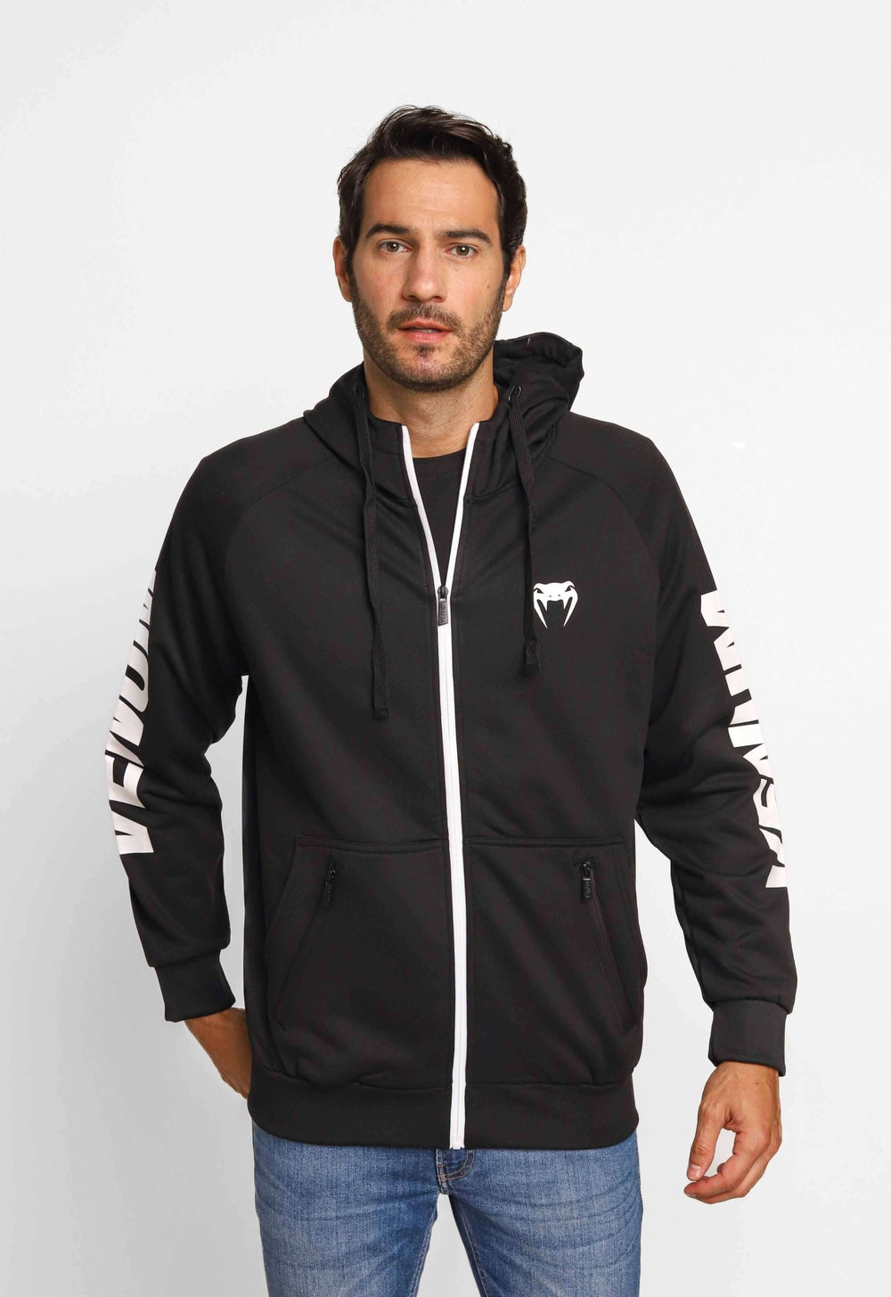 Moletom Venum Masc Ziper Preto VNM228009 - Henri Store
