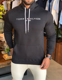 Moltom Tommy Hilfiger Preto Est. 1985 - Henri Store