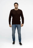 Suéter Calvin Klein Texturizado Brown