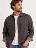 Camisa Dom Henrico ML Sarja Premium com Bolsos Frontais