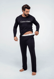 Pijama Calvin Klein M/l Calca Viscolight Preto - Henri Store