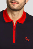 Polo Armani Exchange C/ Ziper Marinho - Henri Store