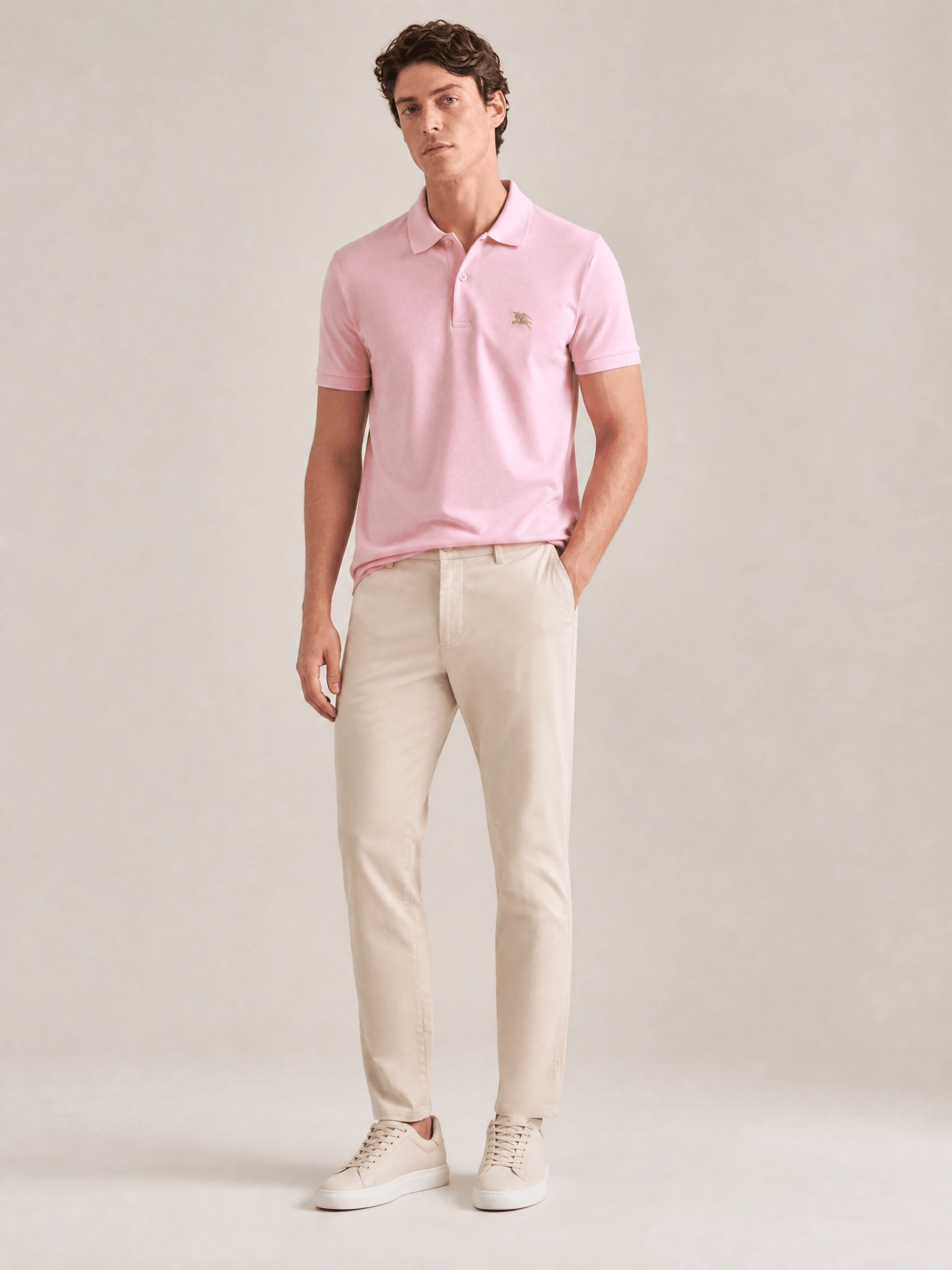 Polo Burberry London Rosa Claro - Henri Store