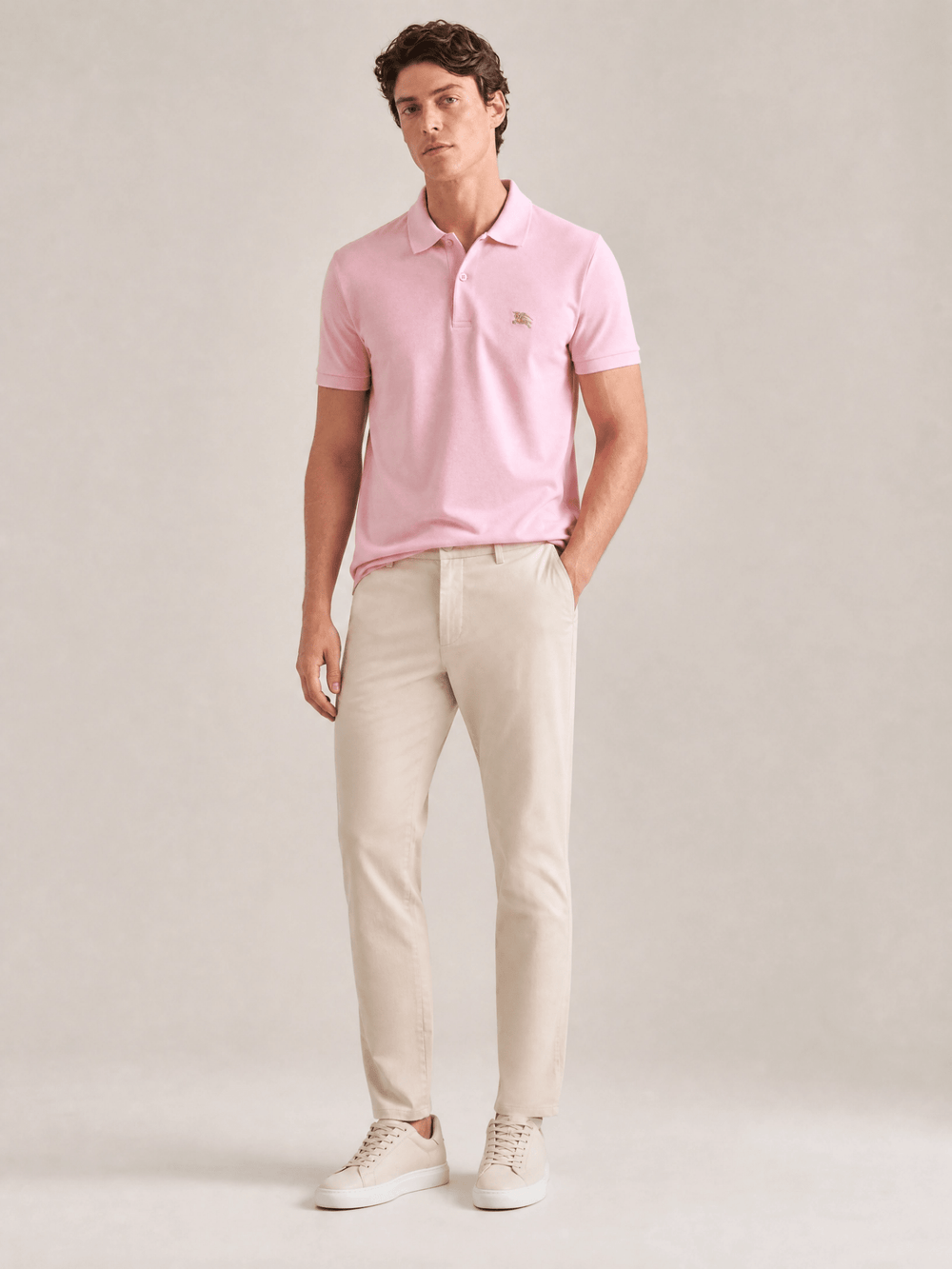 Polo Burberry London Rosa Claro - Henri Store