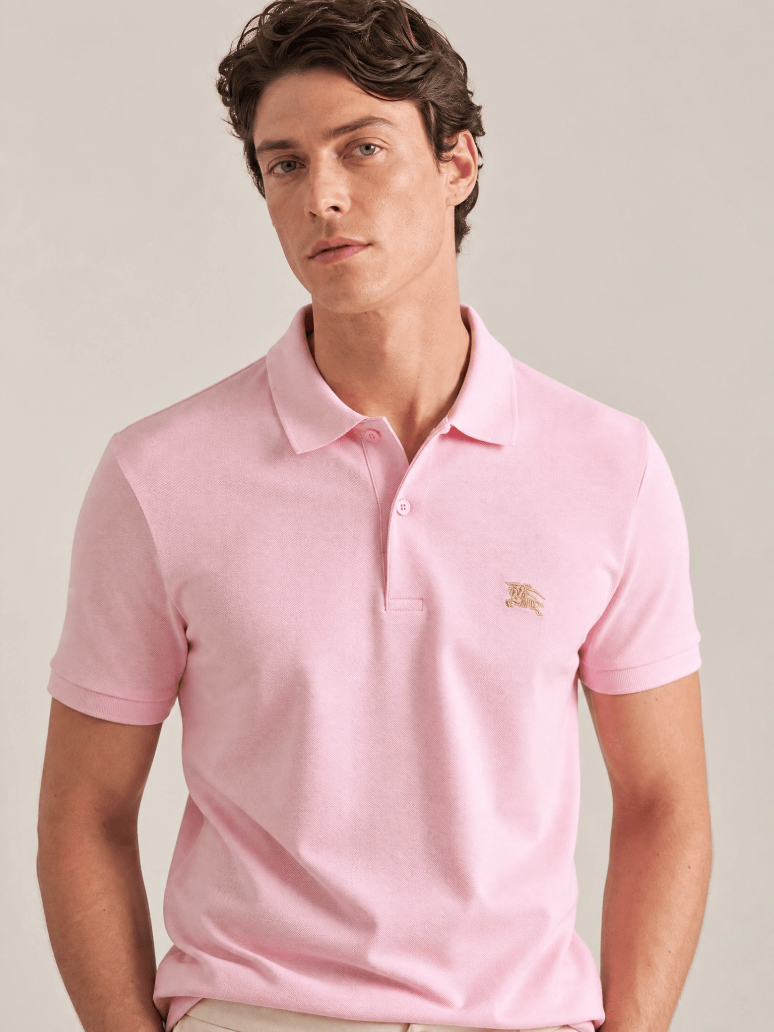 Polo Burberry London Rosa Claro - Henri Store