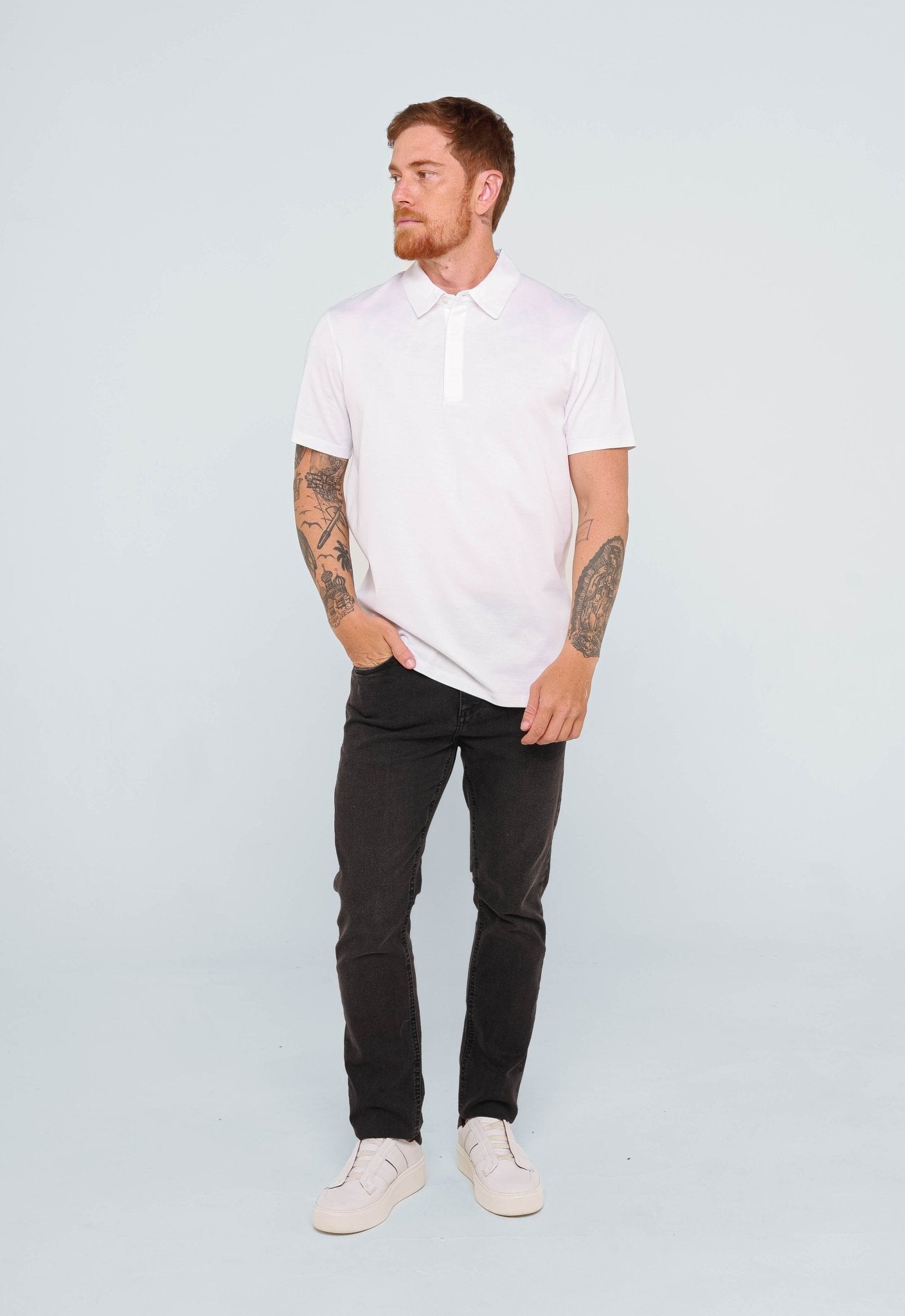Polo Calvin Klein MC Tailored Fit Coupe Ajustée - Henri Store