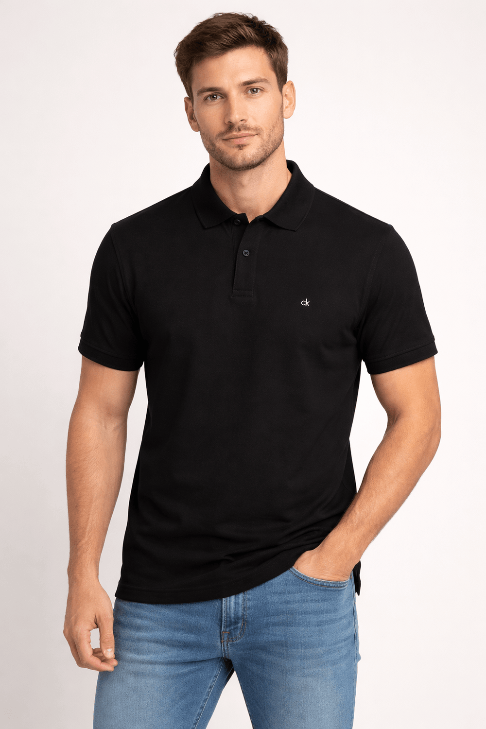 Polo Calvin Klein Pima Slim Fit Piquet - Henri Store
