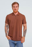 Polo Calvin Klein Piquet Meio Zíper Masculina Slim Fit - Henri Store