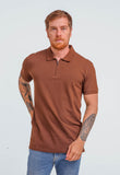 Polo Calvin Klein Piquet Meio Zíper Masculina Slim Fit - Henri Store