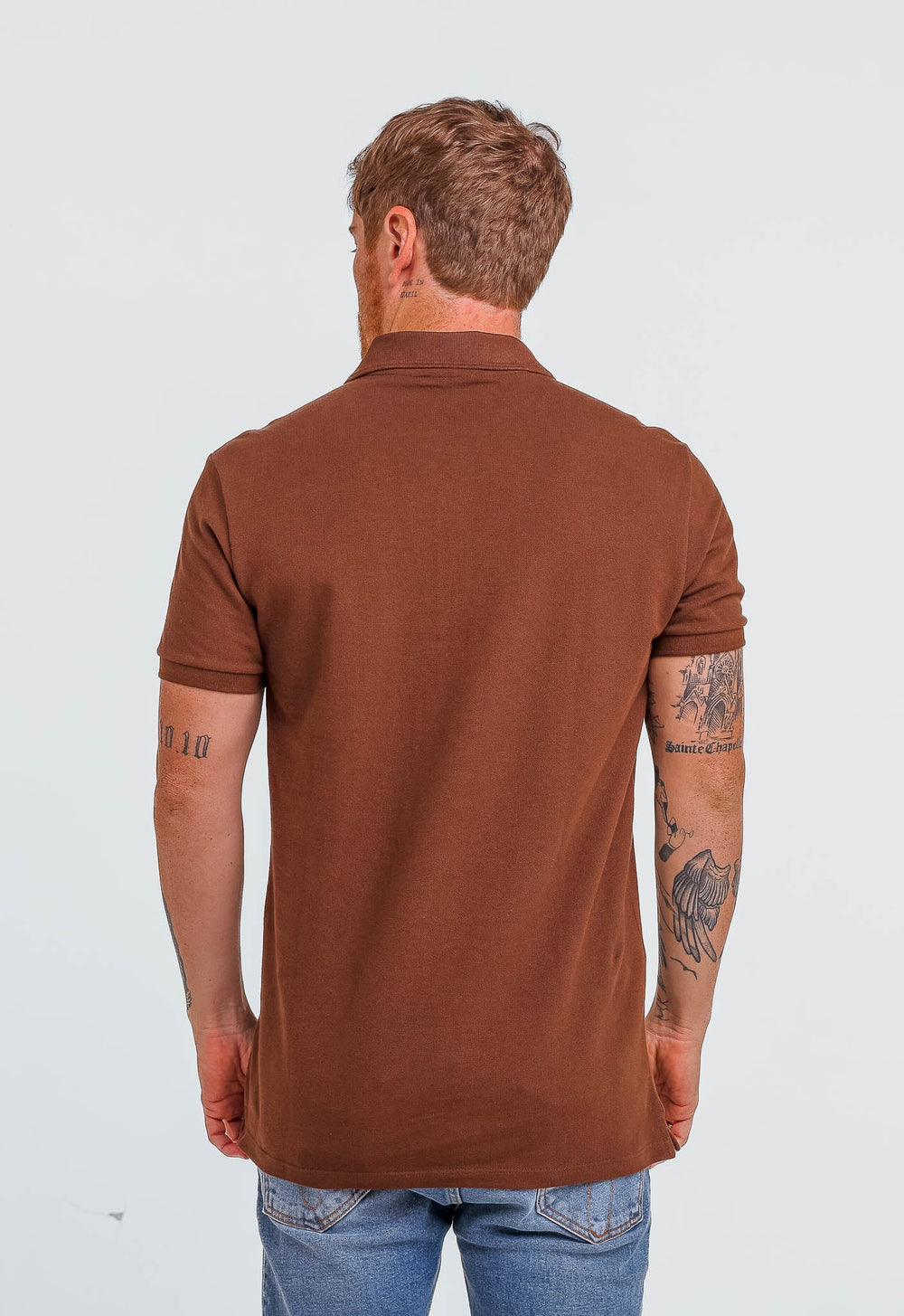 Polo Calvin Klein Piquet Meio Zíper Masculina Slim Fit - Henri Store