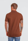Polo Calvin Klein Piquet Meio Zíper Masculina Slim Fit - Henri Store