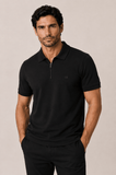 Polo Calvin Klein Piquet Meio Zíper Masculina Slim Fit - Henri Store