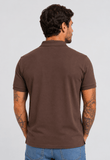 Polo Calvin Klein Piquet Meio Zíper Masculina Slim Fit - Henri Store