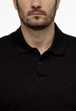 Polo Calvin Klein Regular Básica Lisa Ck Peito Preto - Henri Store