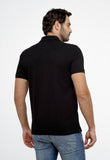 Polo Calvin Klein Regular Básica Lisa Ck Peito Preto - Henri Store
