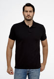 Polo Calvin Klein Regular Básica Lisa Ck Peito Preto - Henri Store