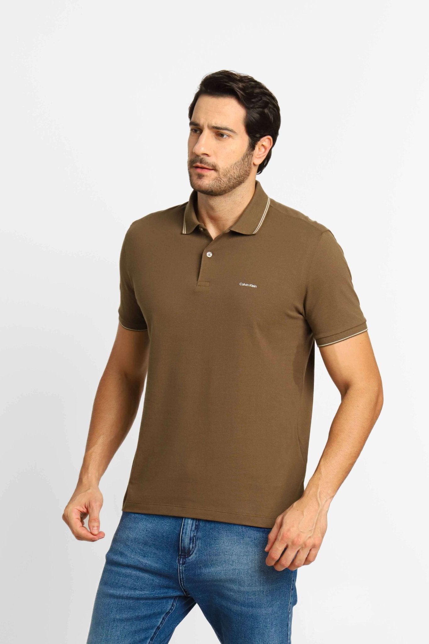 Polo Calvin Klein Regular Fit Friso Gola - Henri Store