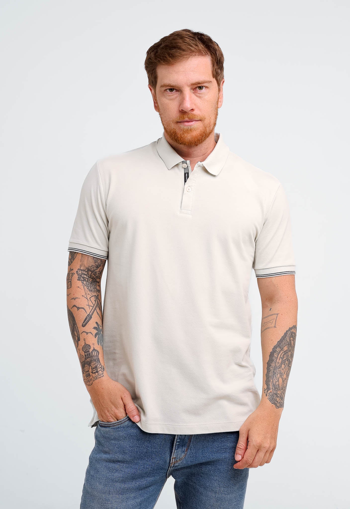 Polo Calvin Klein Regular Fit Friso Peitilho - Henri Store