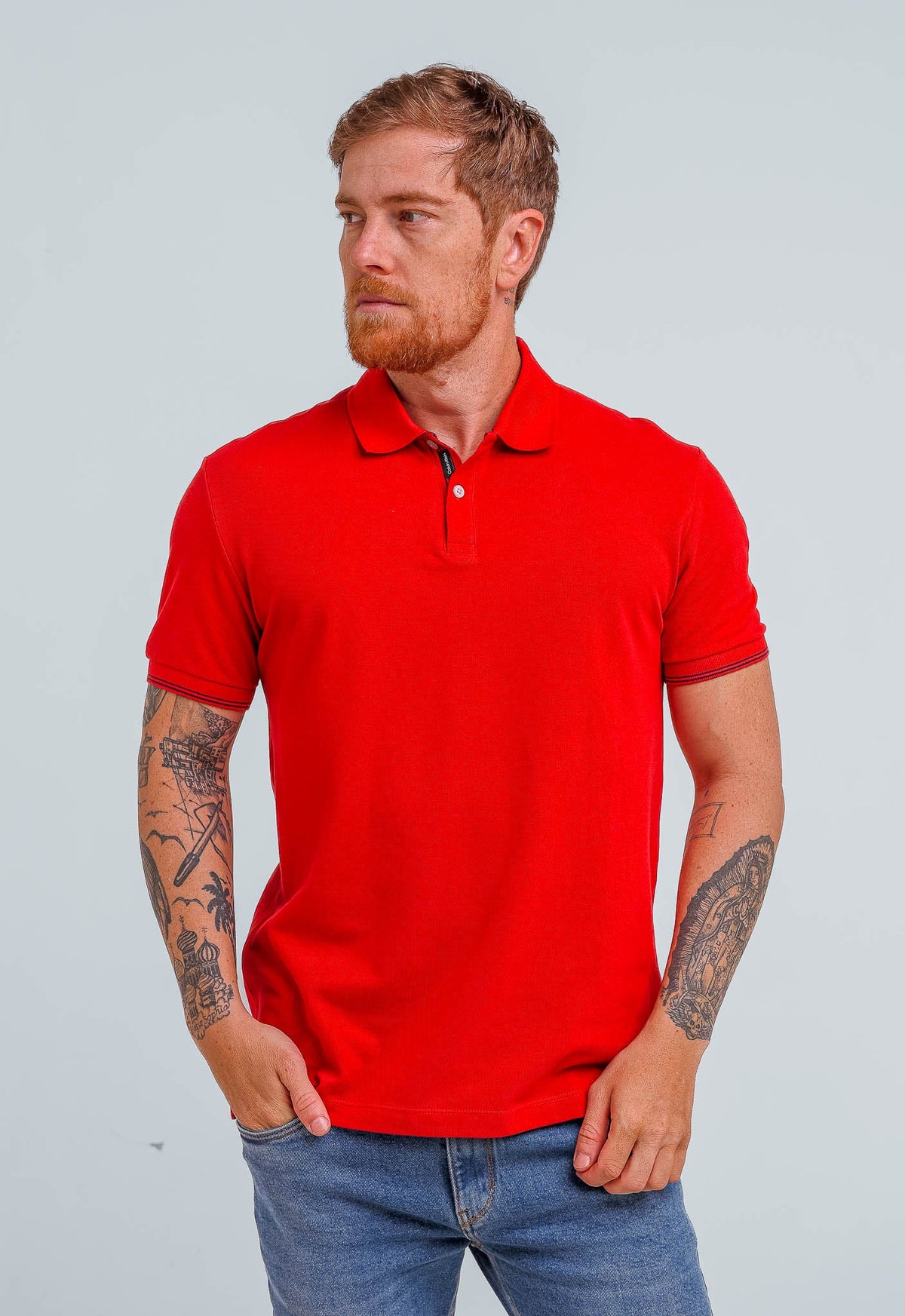 Polo Calvin Klein Regular Fit Friso Peitilho - Henri Store