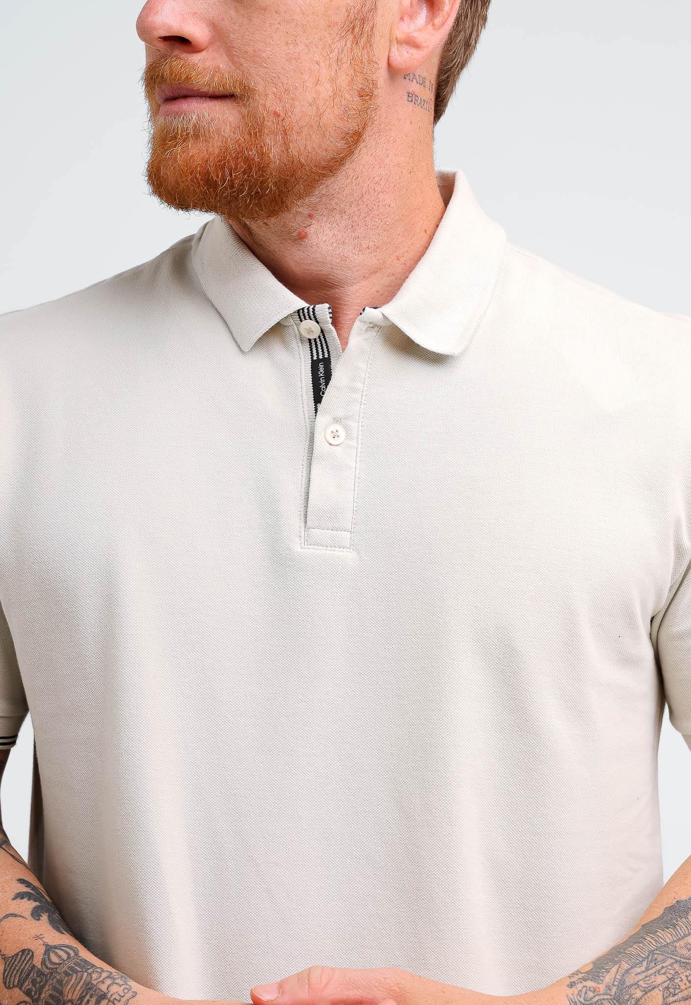 Polo Calvin Klein Regular Fit Friso Peitilho - Henri Store