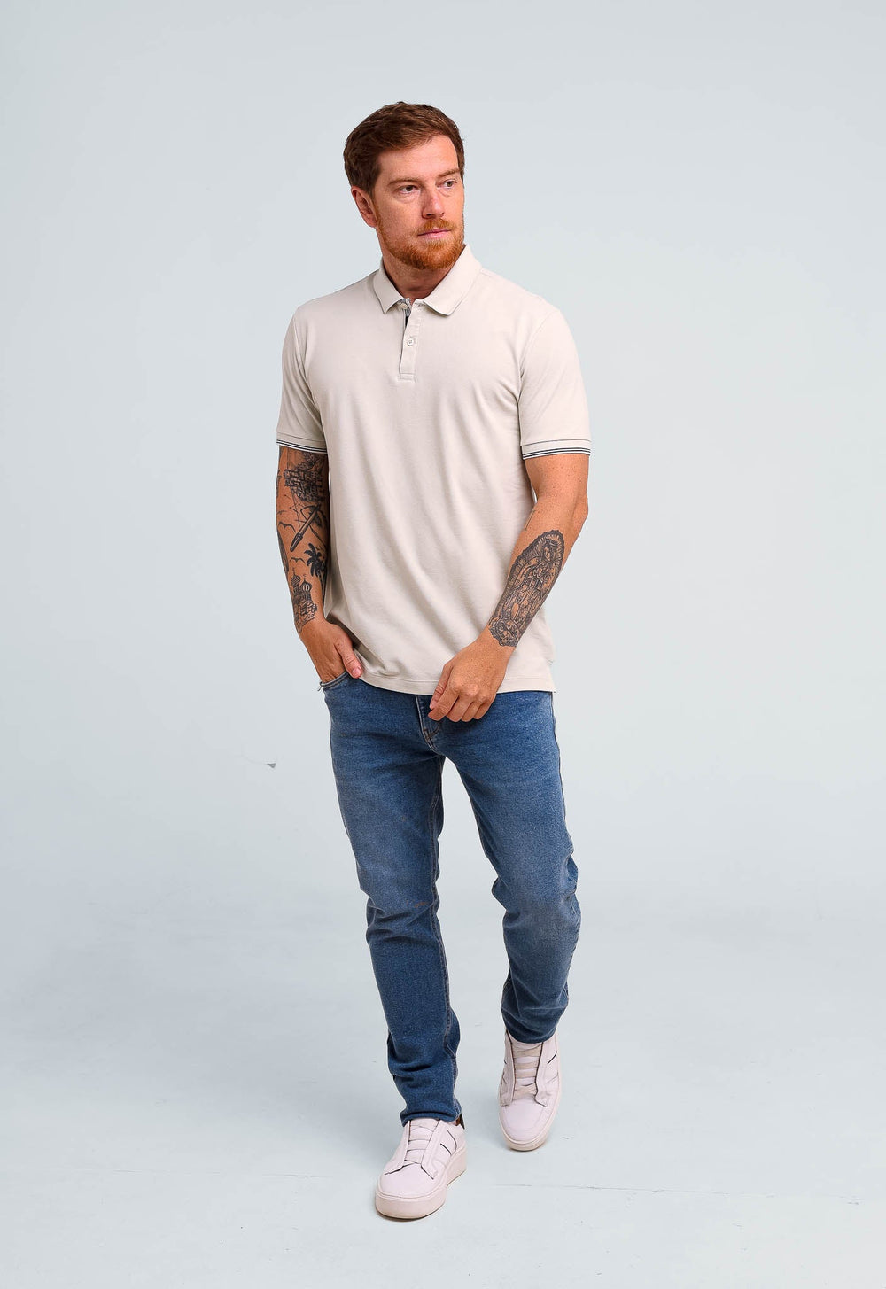 Polo Calvin Klein Regular Fit Friso Peitilho - Henri Store