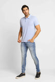 Polo Calvin Klein Regular Fit Sustainable Azul Claro - Henri Store