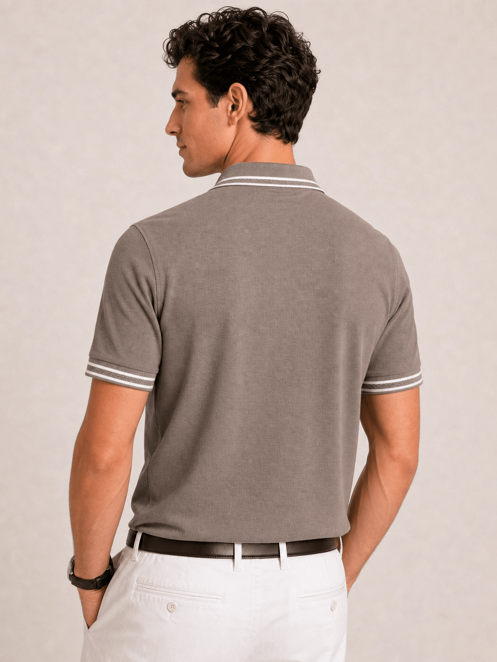 Polo Calvin Klein Regular Listra Dupla - Henri Store