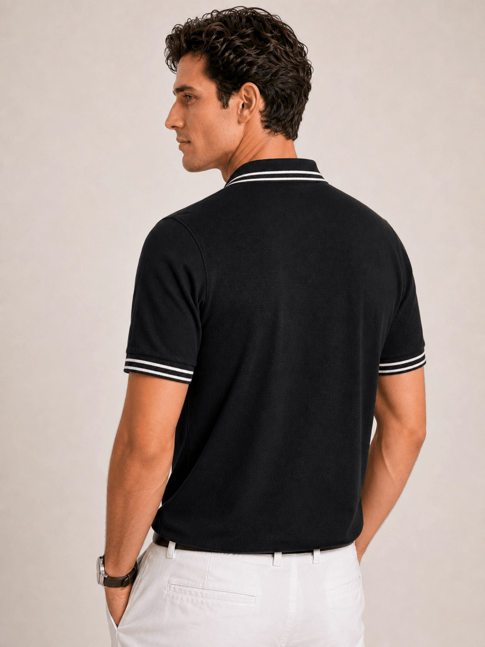 Polo Calvin Klein Regular Listra Dupla - Henri Store
