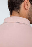 Polo Calvin Klein Rosa Claro Slim C/ Friso - Henri Store
