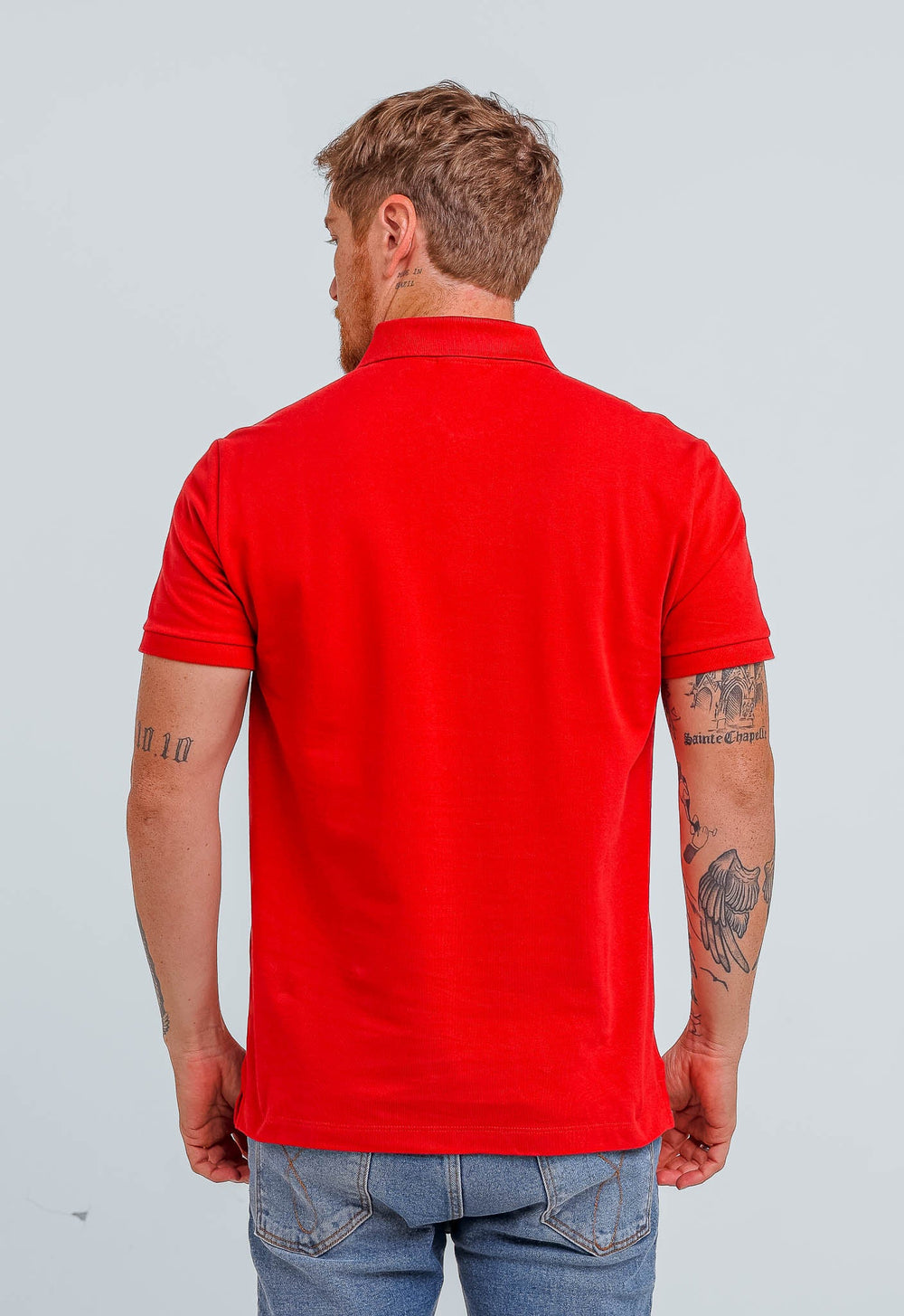 Polo Calvin Klein Slim Fit Basica Ck Peito - Henri Store
