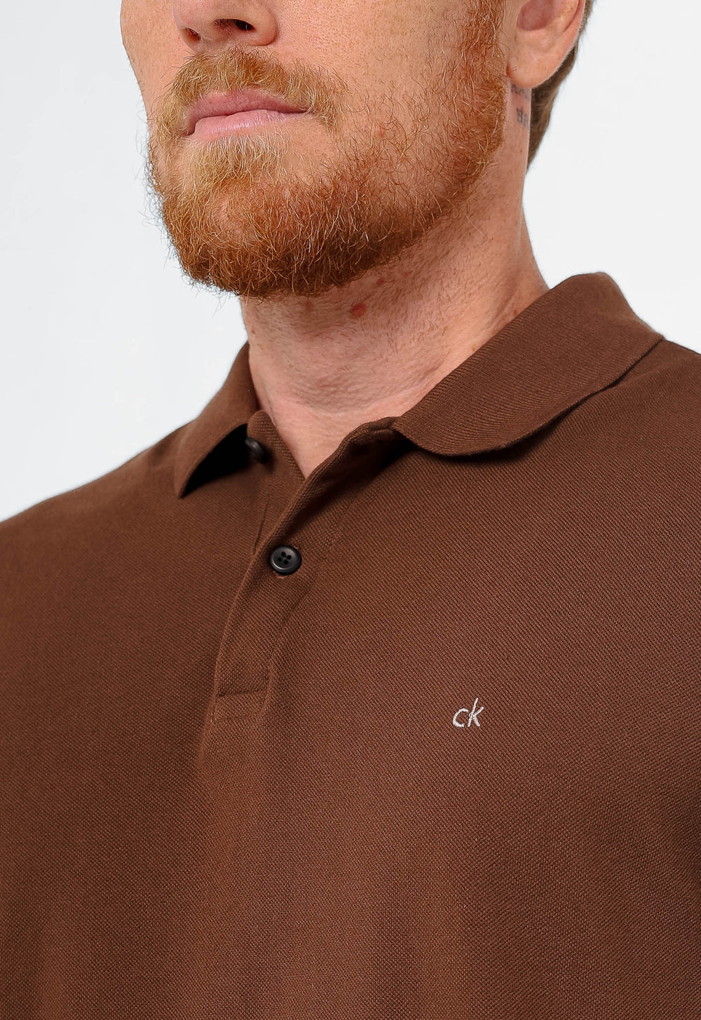 Polo Calvin Klein Slim Fit Basica Ck Peito - Henri Store