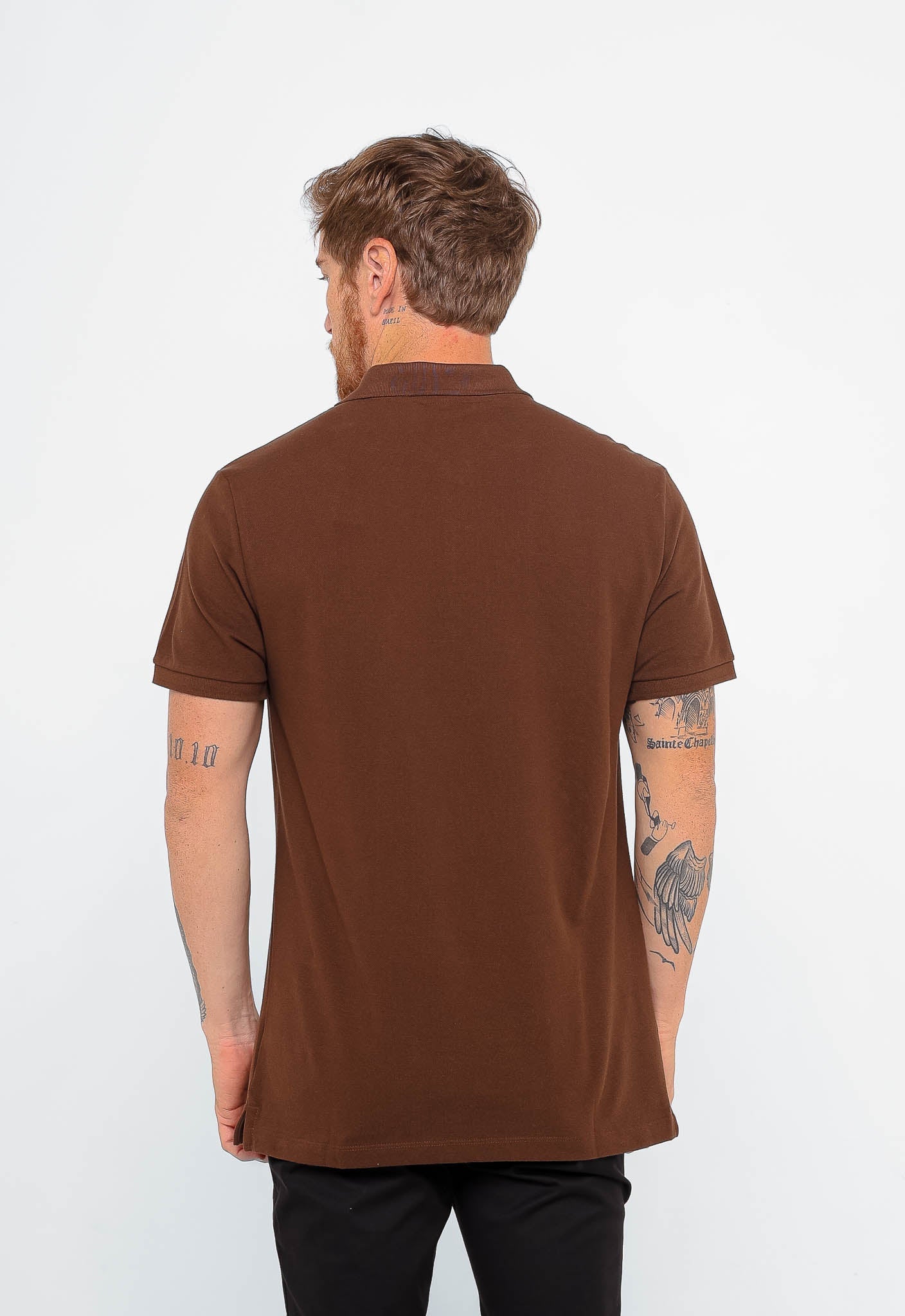 Polo Calvin Klein Slim Fit Basica Ck Peito - Henri Store