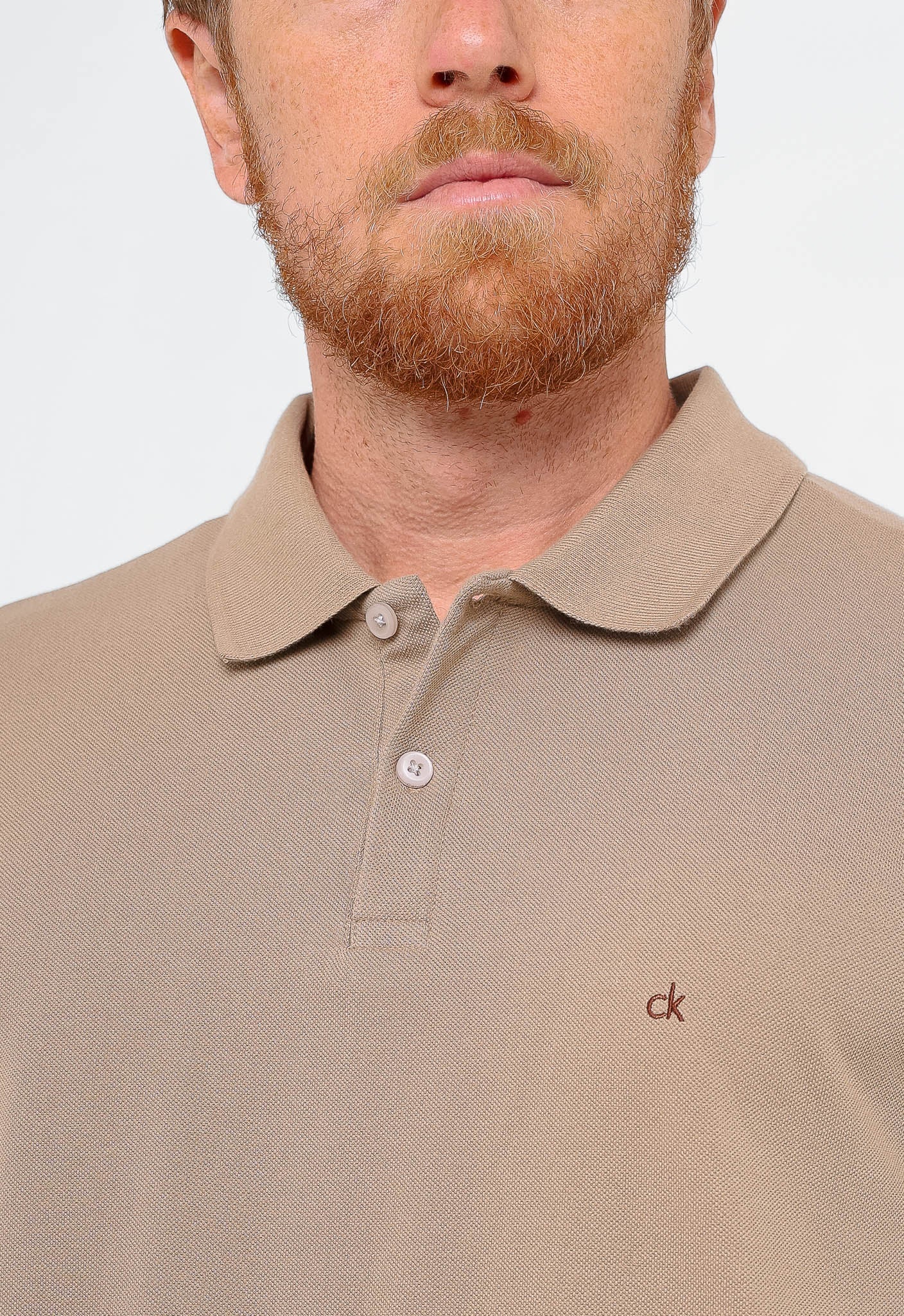 Polo Calvin Klein Slim Fit Basica Ck Peito - Henri Store